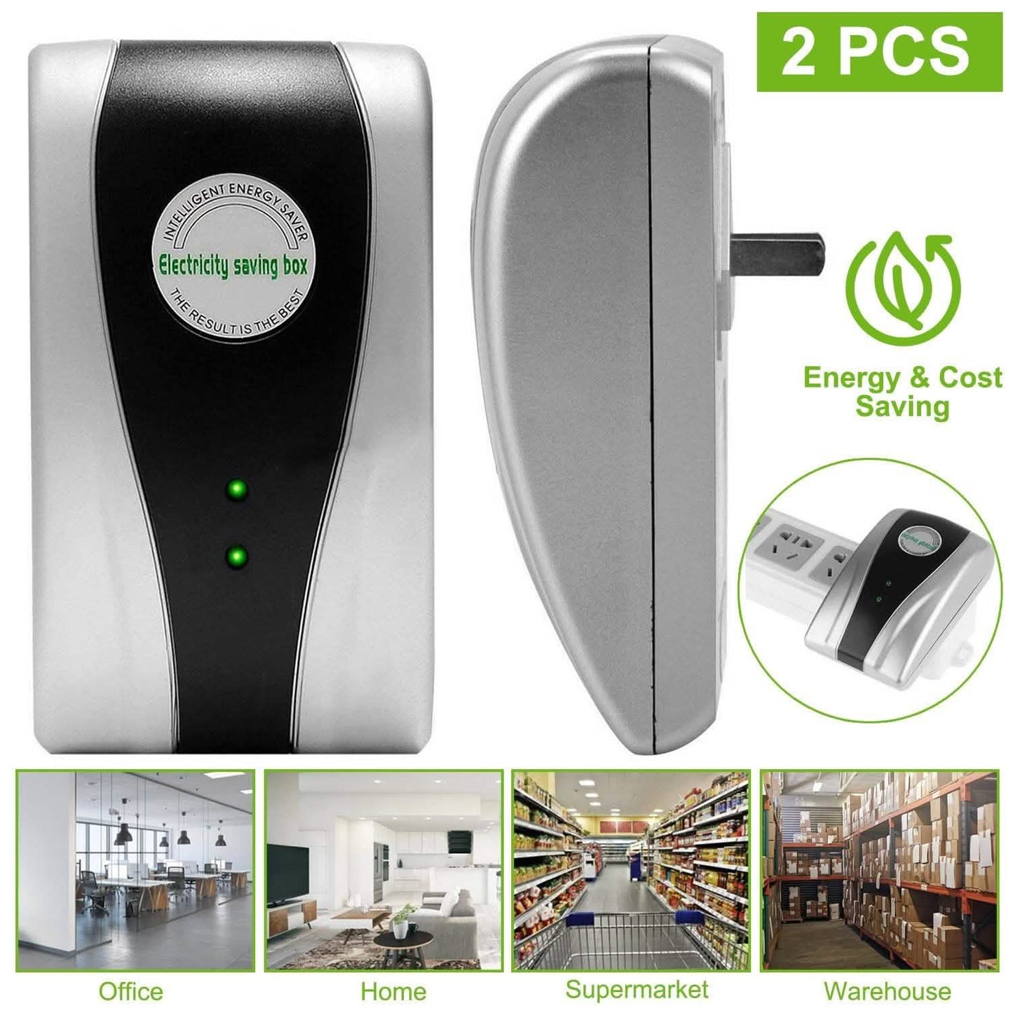 2-Piece: Electricity Saving Box
