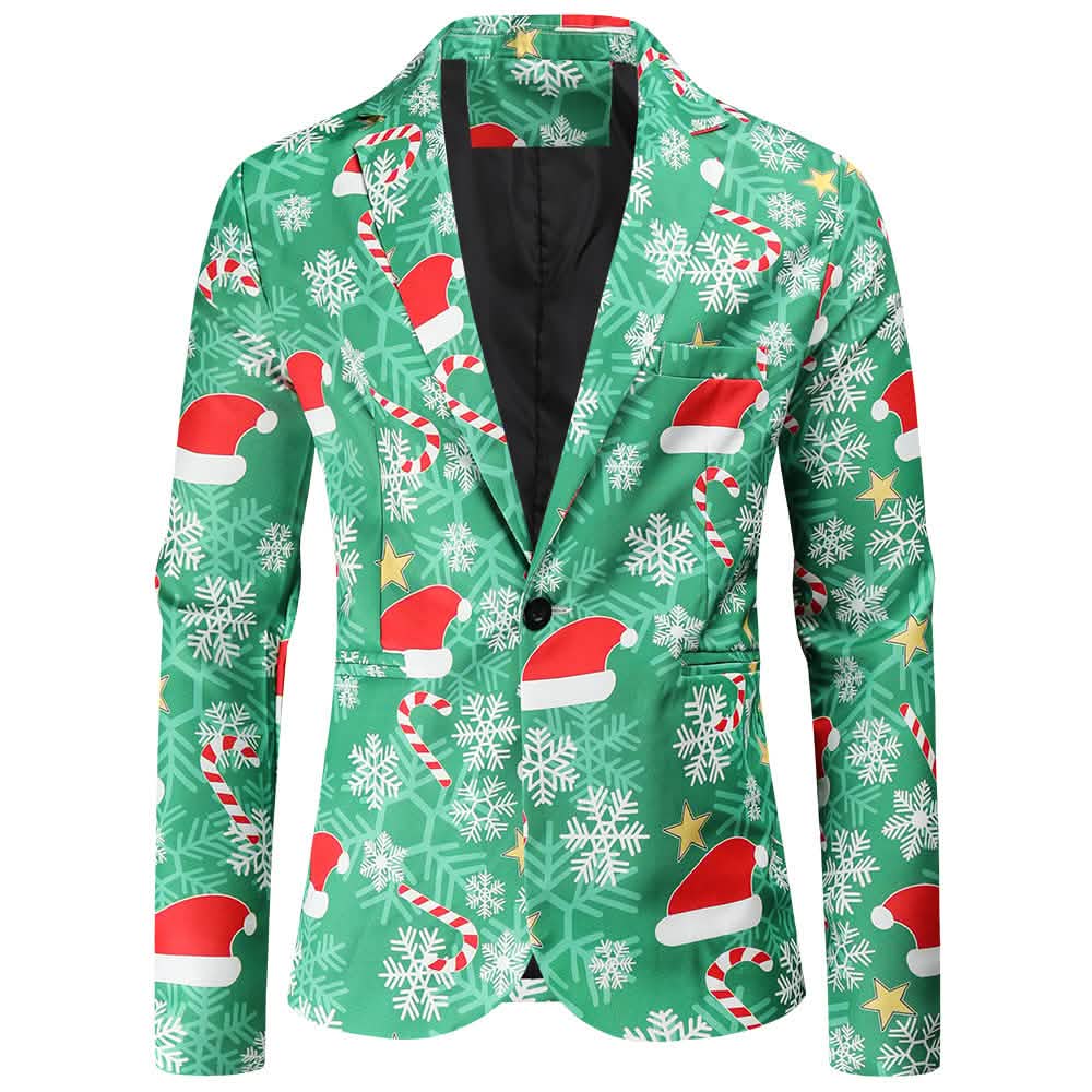 2-Piece: Fun Ugly Christmas Costumes For Men - Complete Xmas Suit