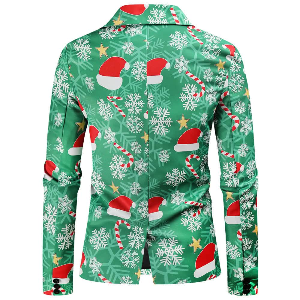 2-Piece: Fun Ugly Christmas Costumes For Men - Complete Xmas Suit