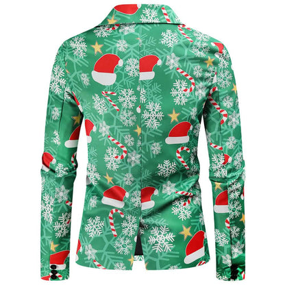 2-Piece: Fun Ugly Christmas Costumes For Men - Complete Xmas Suit