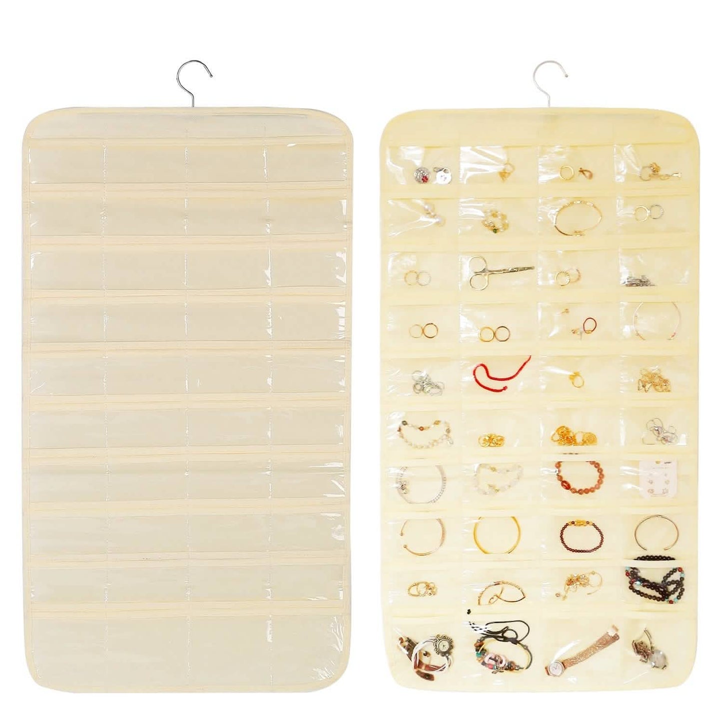 2-Piece: Hanging Jewelry Organizer