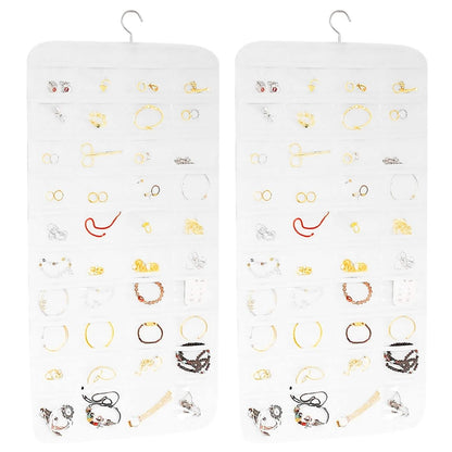 2-Piece: Hanging Jewelry Organizer