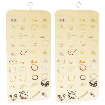 2-Piece: Hanging Jewelry Organizer