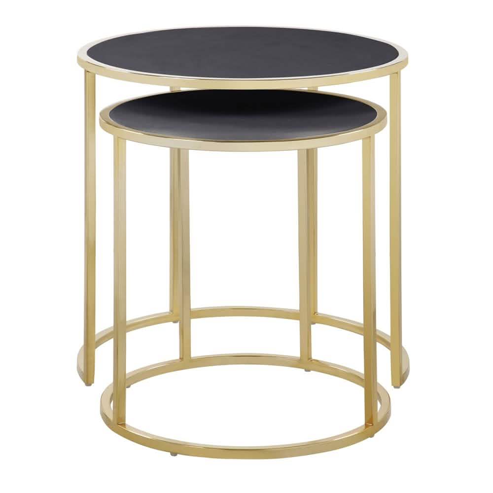 2-Piece: Iconic Home Tuscany Nesting Table