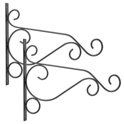 2-Piece: Iron Plant Hanging Bracket Plant Hanger Wall Hooks