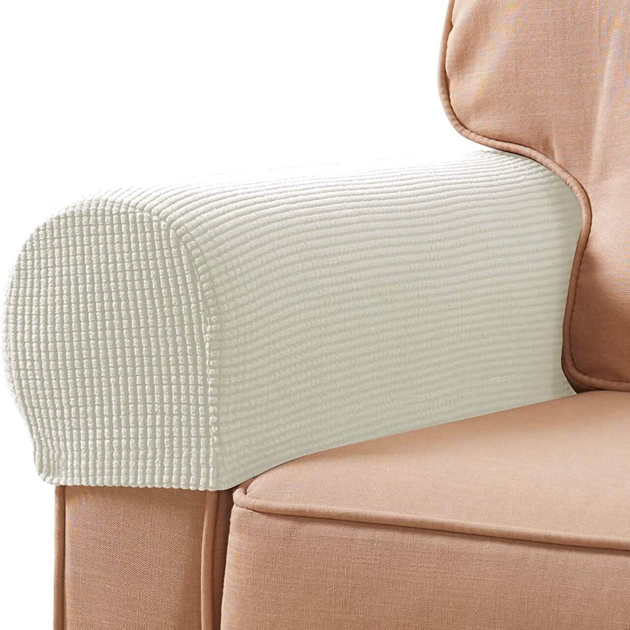 2-Piece: Jacquard Sofa Armrest Slipcover