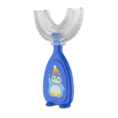 2-Piece: Manual Children's U-Shaped Toothbrush