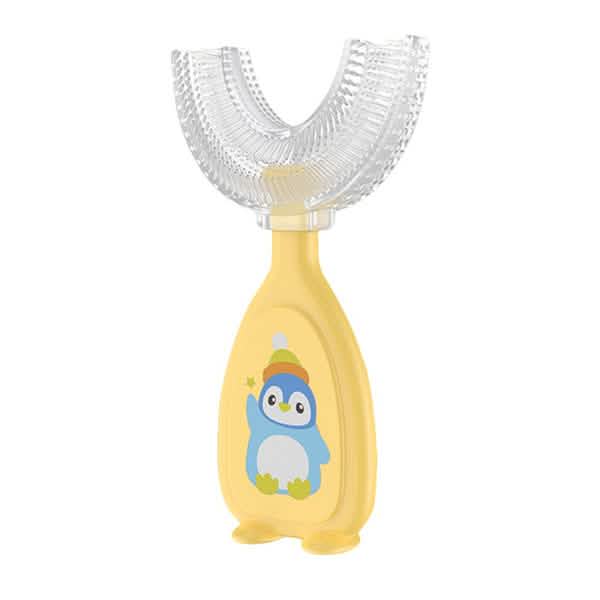 2-Piece: Manual Children's U-Shaped Toothbrush