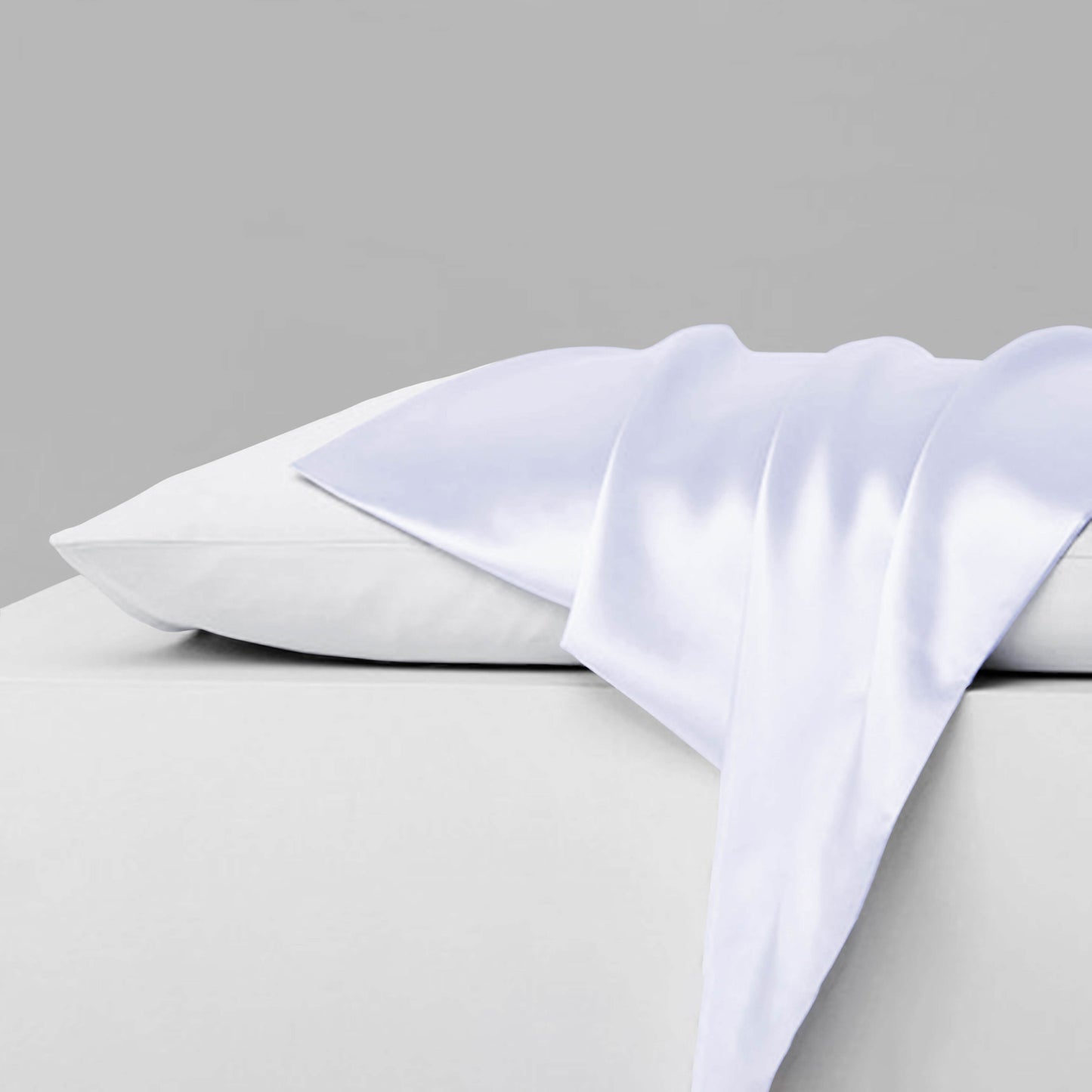 2-Piece: Mulberry Silky Satin Pillowcases Set