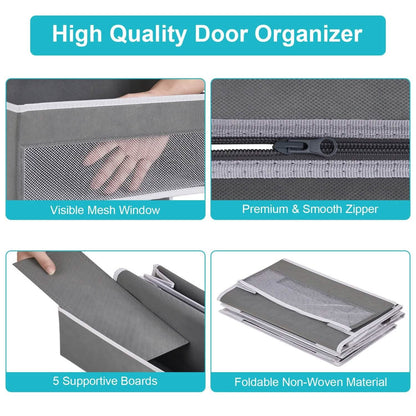 2-Piece: Over the Door Organizer 6-Tier Hanging Basket