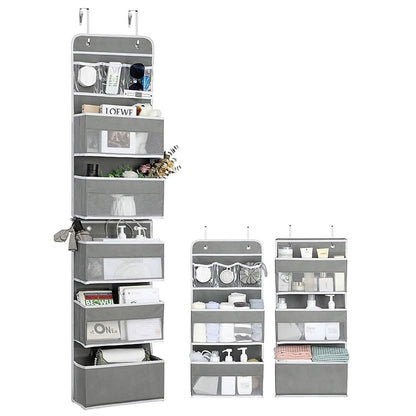 2-Piece: Over the Door Organizer 6-Tier Hanging Basket