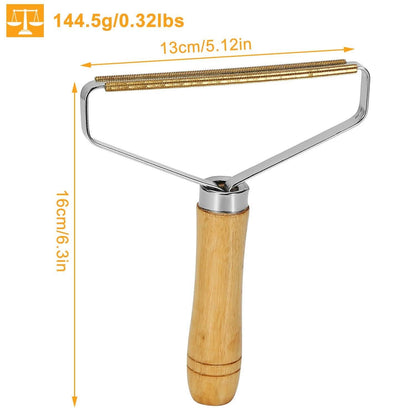 2-Piece: Portable Reusable Double Sided Lint Remover Travel