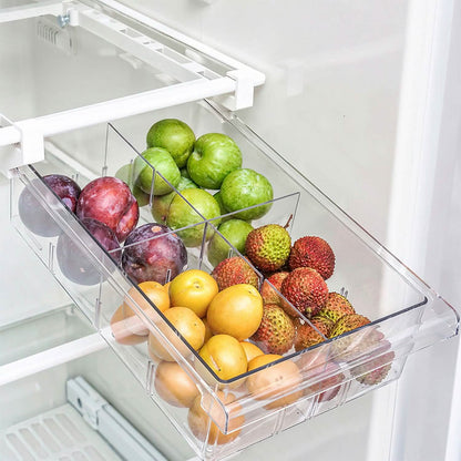 2-Piece: Refrigerator Egg Drawer 36 Egg Capacity Snap On Hanging Storage Tray