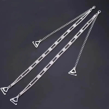 2-Piece Set: Elegant & Sexy Rhinestone Bra Straps