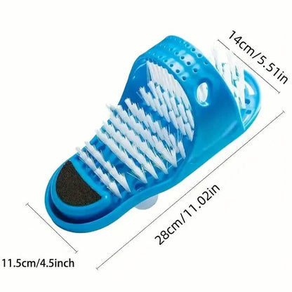 2-Piece Set: Foot Washing Brush Foot Scrub with Suction Cup