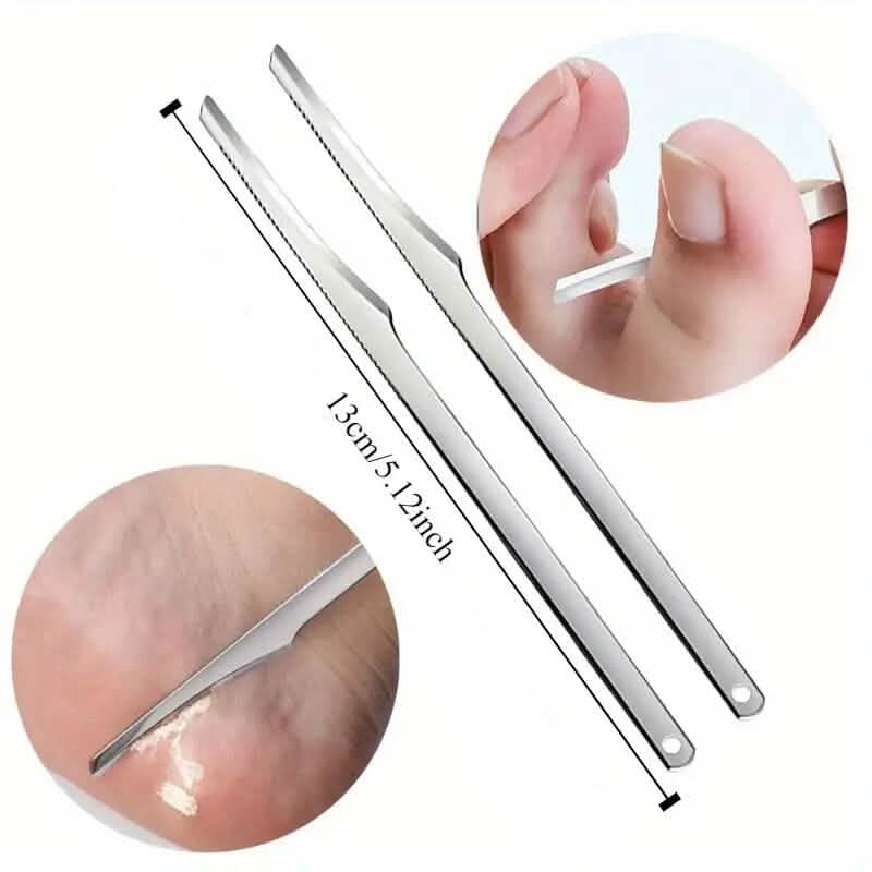 2-Piece Set: Internal Nail Stainless Steel Clipper