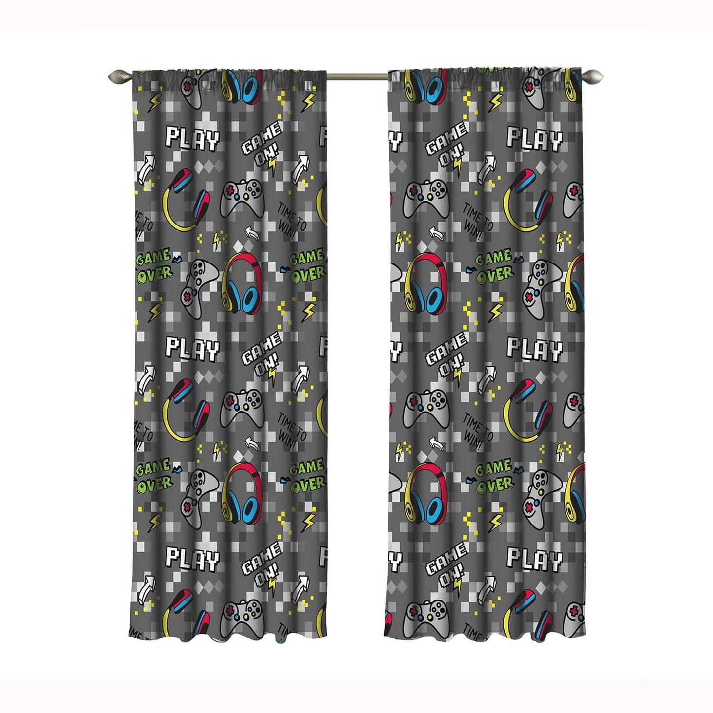 2-Piece Set: Kidz Mix Game on Glow-in-the-Dark Window Panel Pair