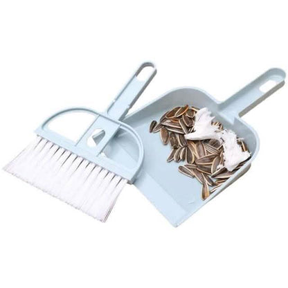 2-Piece Set: Mini Cleaning Dustpan And Brush Set