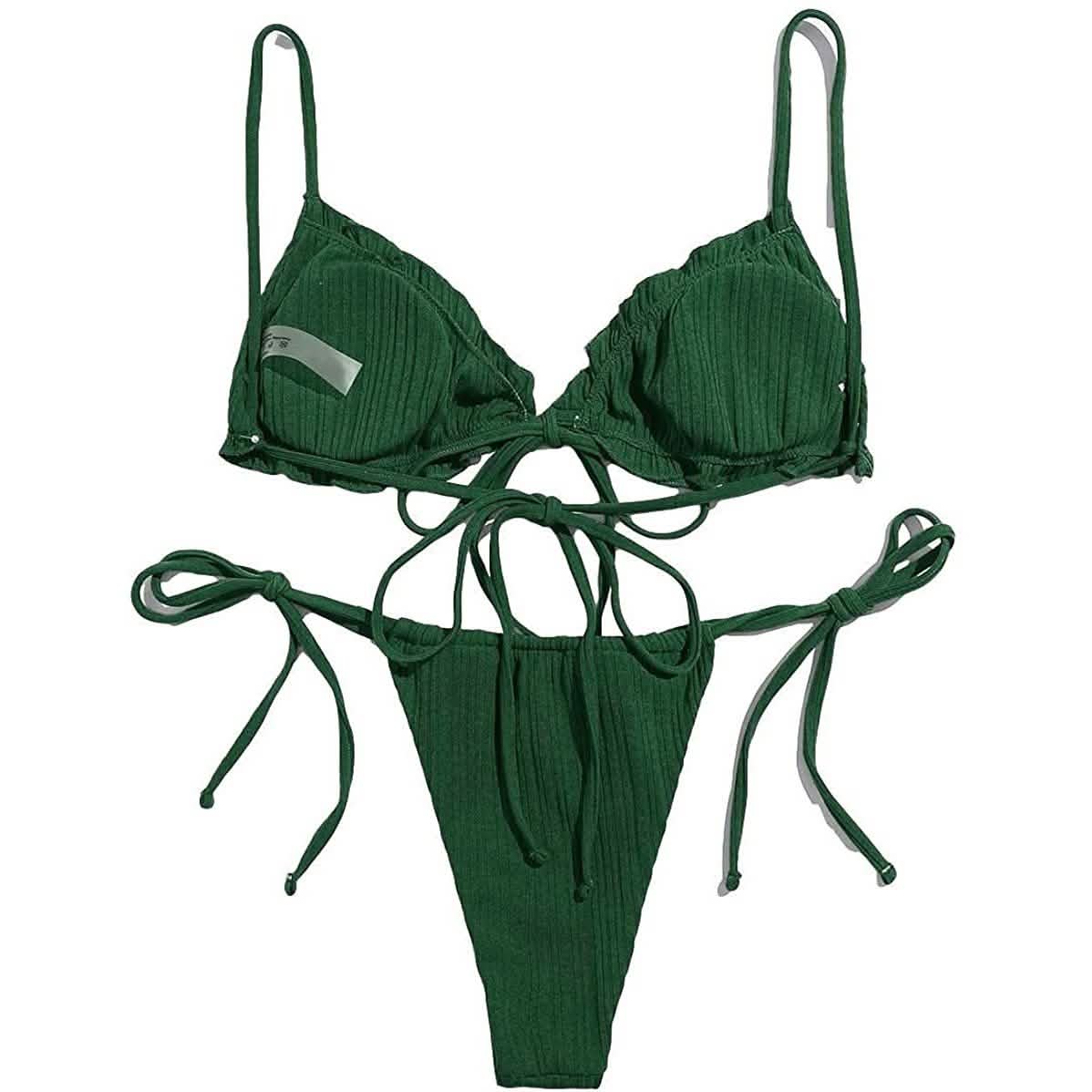 2-Piece Set: Thong Brazilian Bikini Swimsuit