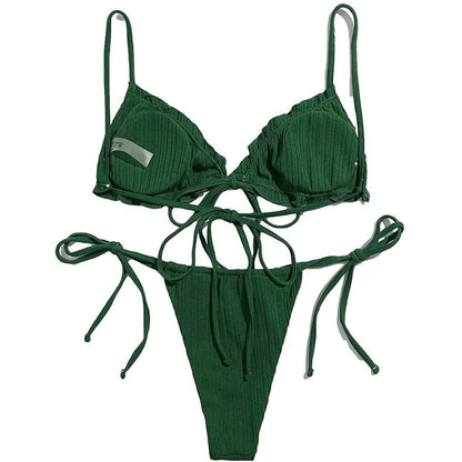 2-Piece Set: Thong Brazilian Bikini Swimsuit