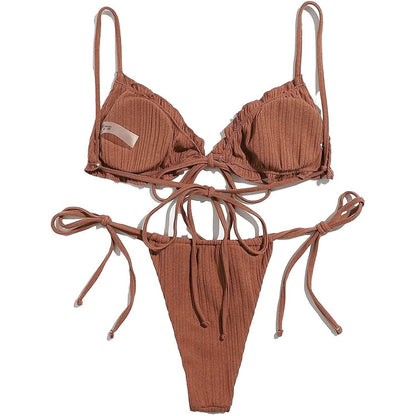 2-Piece Set: Thong Brazilian Bikini Swimsuit