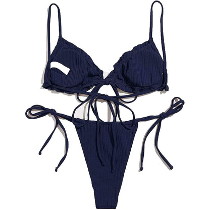 2-Piece Set: Thong Brazilian Bikini Swimsuit