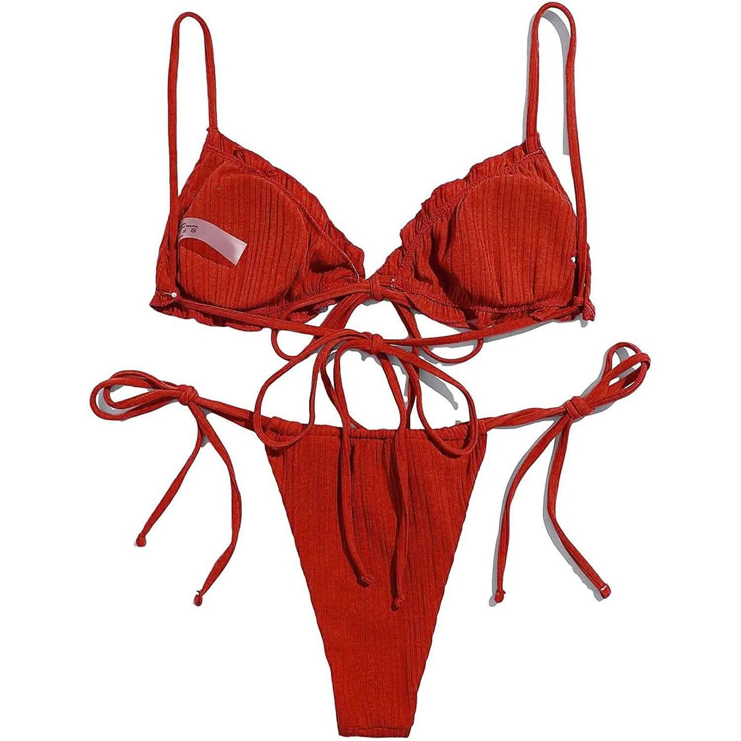 2-Piece Set: Thong Brazilian Bikini Swimsuit