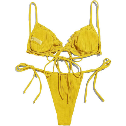 2-Piece Set: Thong Brazilian Bikini Swimsuit