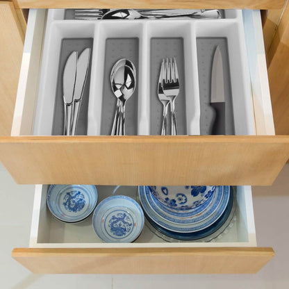 2-Piece: Silverware Utensil Organizer