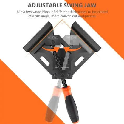 2-Piece: Single Handle 90° Right Angle Clamp