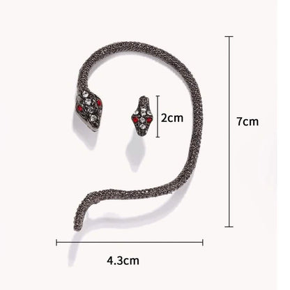 2-Piece: Snake Design Earrings
