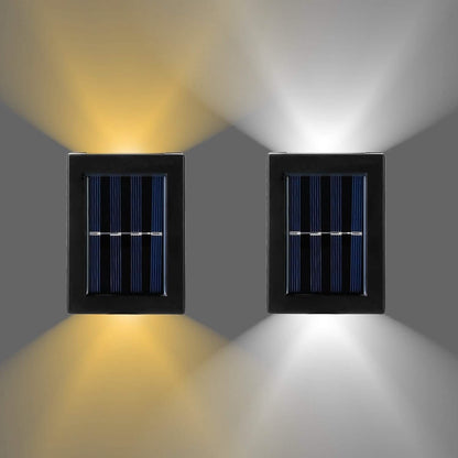 2-Piece: Solar Deck Outdoor Lights
