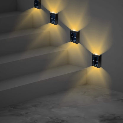 2-Piece: Solar Deck Outdoor Lights