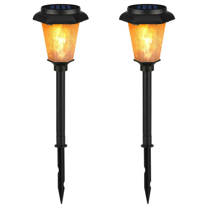 2-Piece: Solar Flame Torch Light