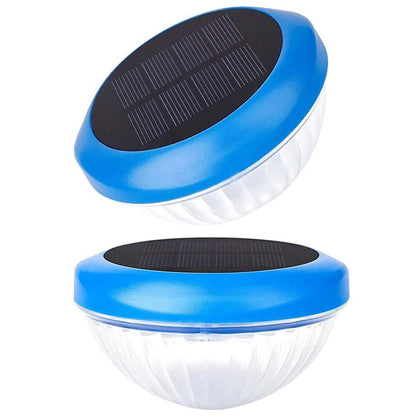 2-Piece: Solar Powered LED Pool Light Gradient Multicolor Changing