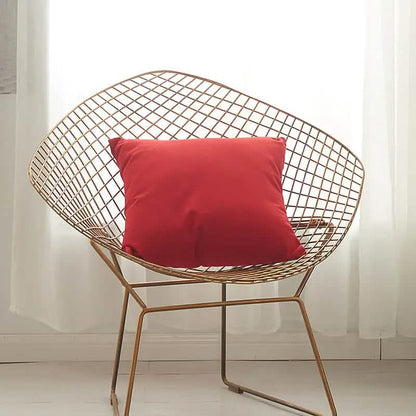 2-Piece: Solid Colored Simple Square Pillowcases