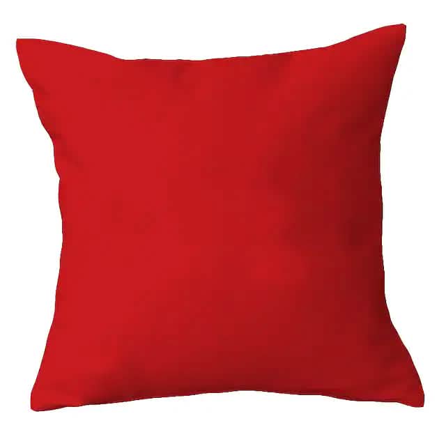 2-Piece: Solid Colored Simple Square Pillowcases