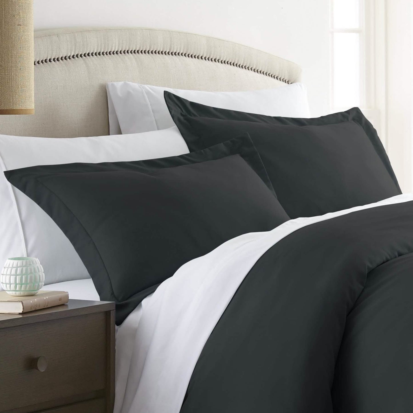 2-Piece: Solid Pillow Sham Set