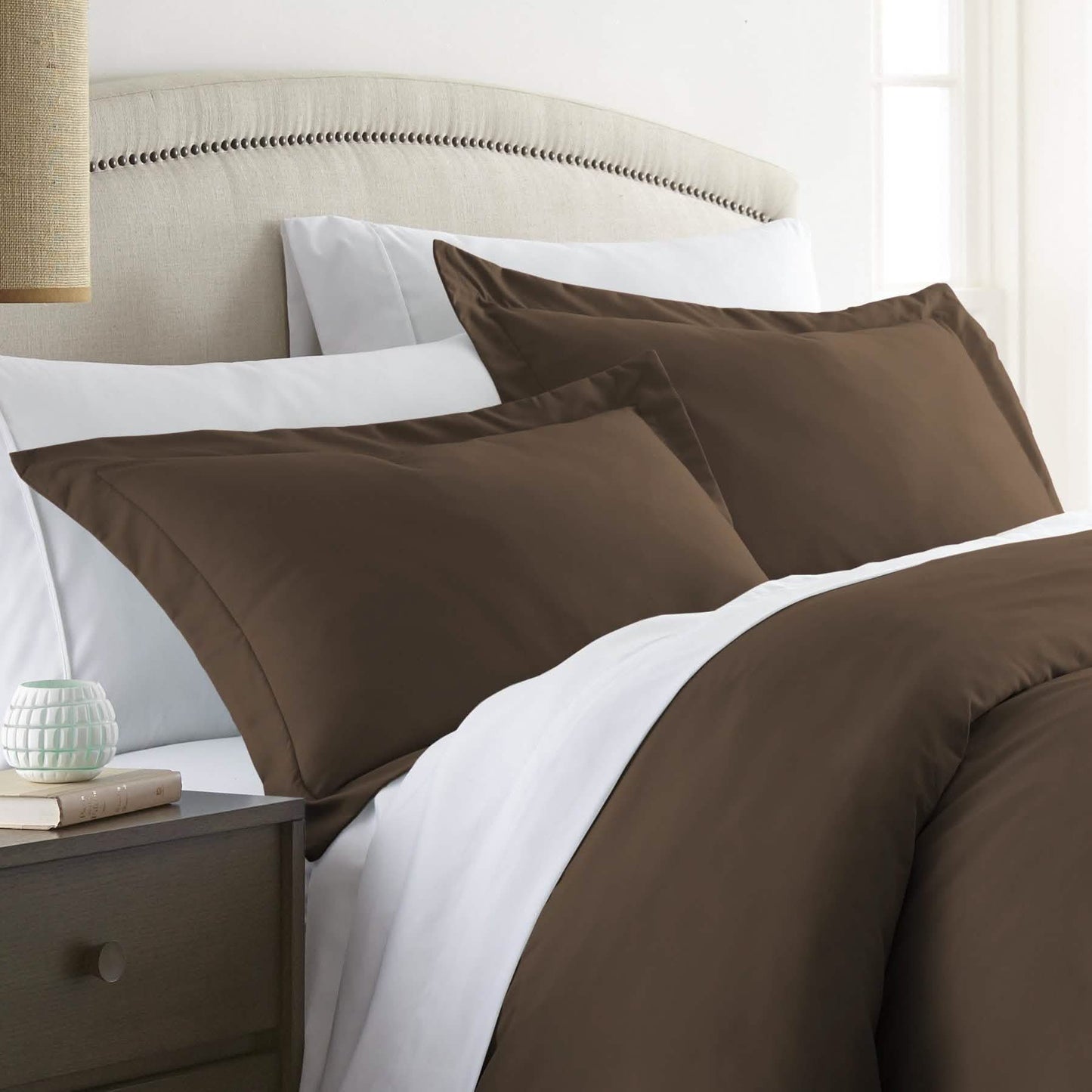 2-Piece: Solid Pillow Sham Set