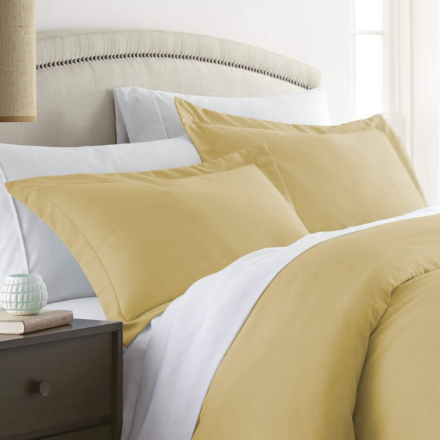 2-Piece: Solid Pillow Sham Set