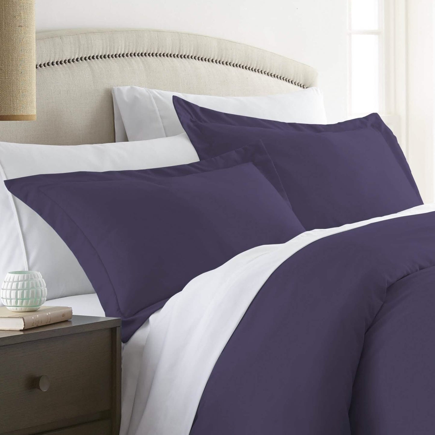2-Piece: Solid Pillow Sham Set