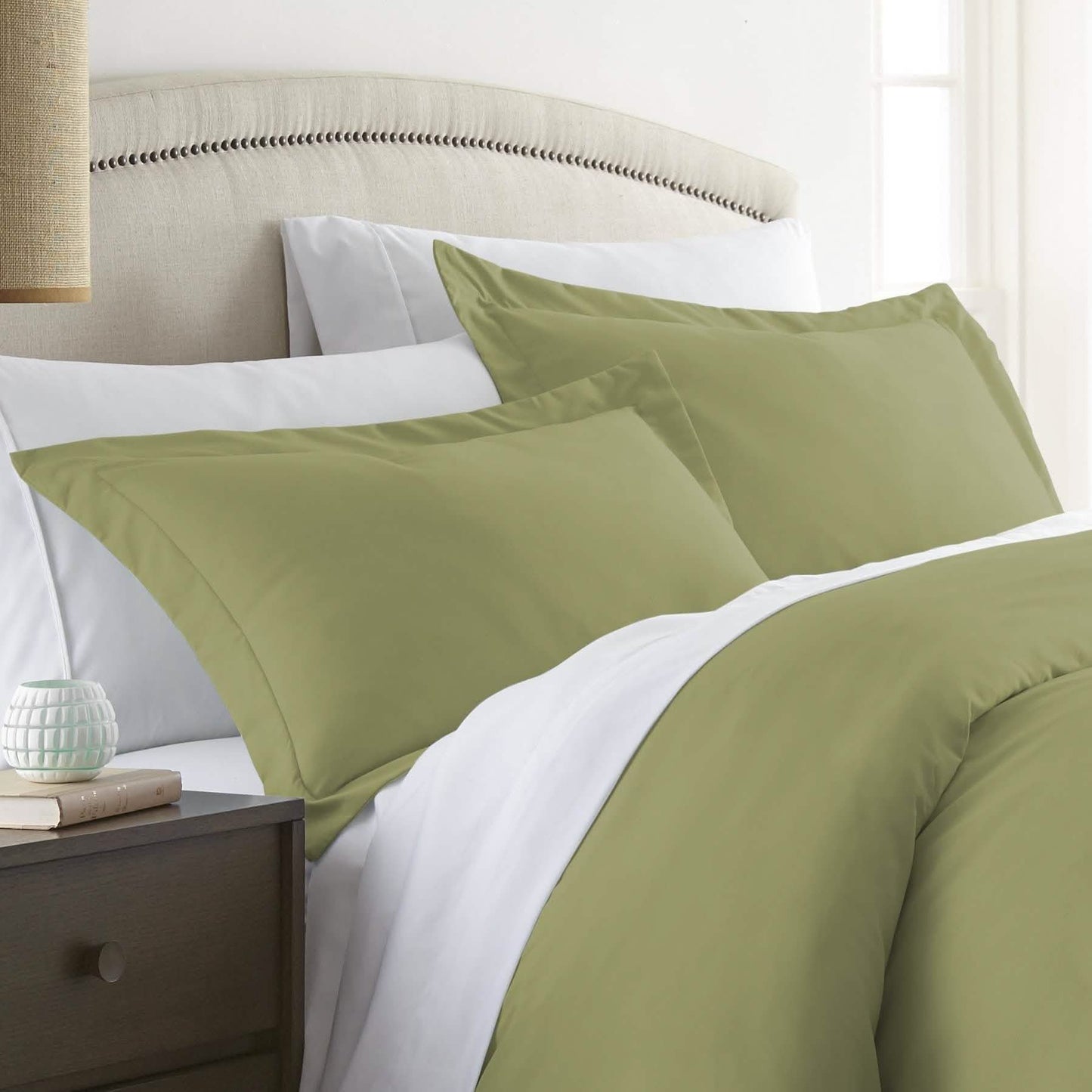 2-Piece: Solid Pillow Sham Set