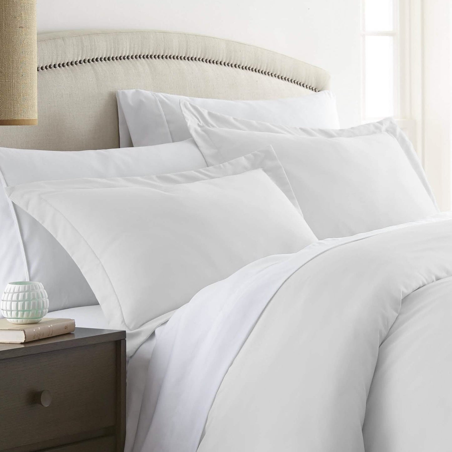 2-Piece: Solid Pillow Sham Set