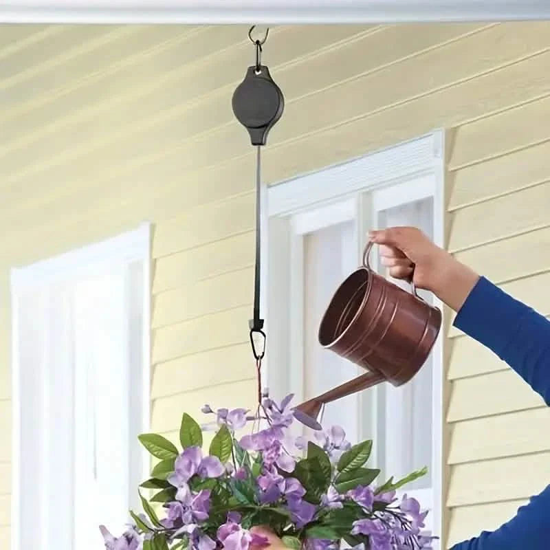 2-Piece: Telescopic Lifting Hooks for Garden Pots