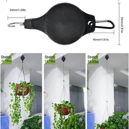 2-Piece: Telescopic Lifting Hooks for Garden Pots