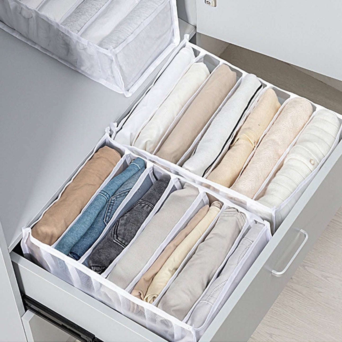 2-Piece: Wardrobe Clothes Organizer