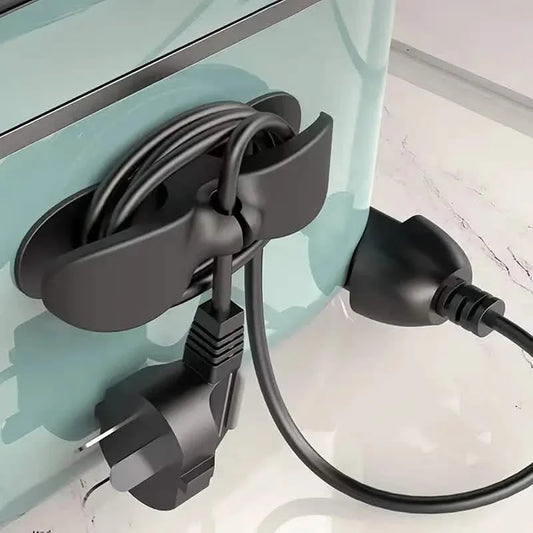2-Piece: Wire Cord Organizer Holder
