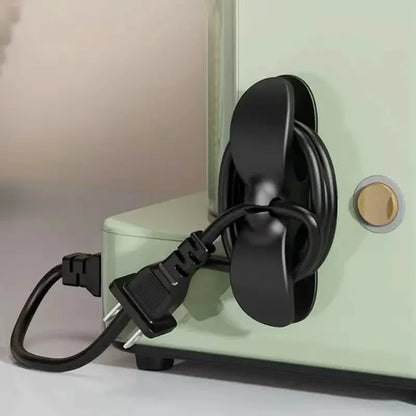 2-Piece: Wire Cord Organizer Holder