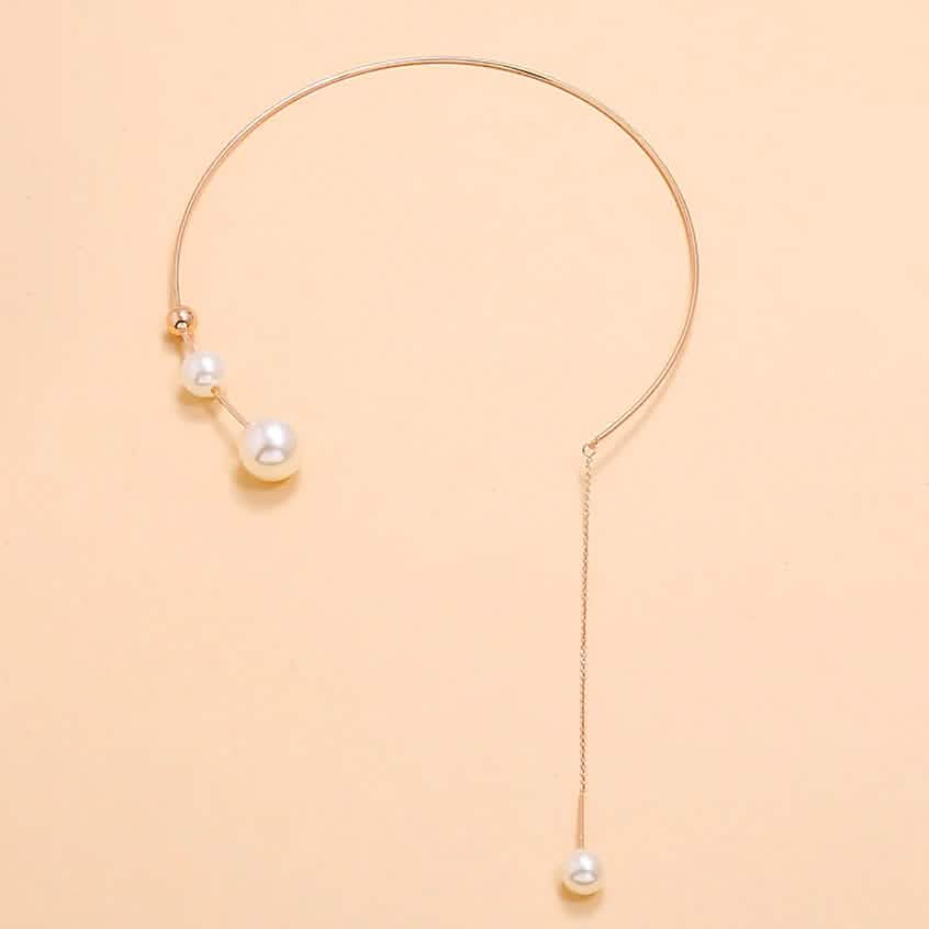 2-Piece: Women's Chic Geometric Necklace