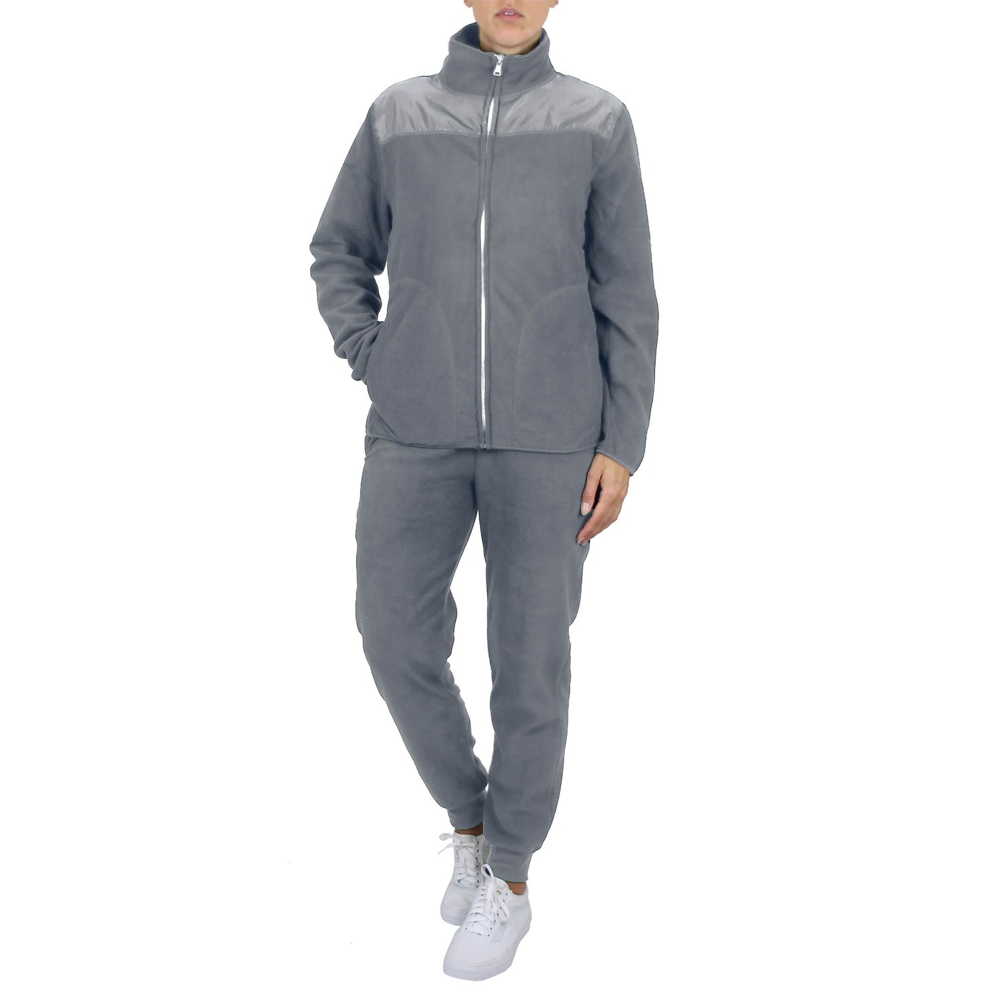 2-Piece: Women's Fashion Sweater and Jogger Polar Fleece Matching Set